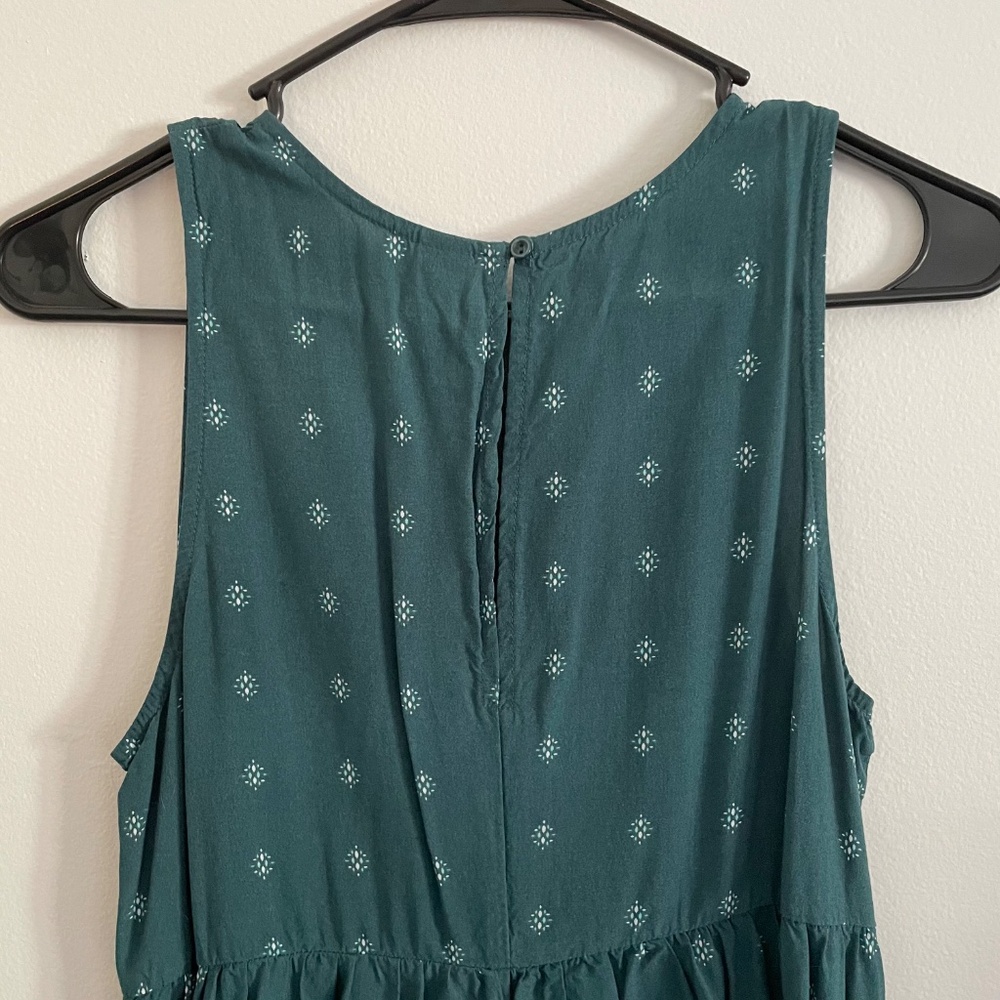 Old Navy Teal Printed Mini Dress - Picture 5 of 6